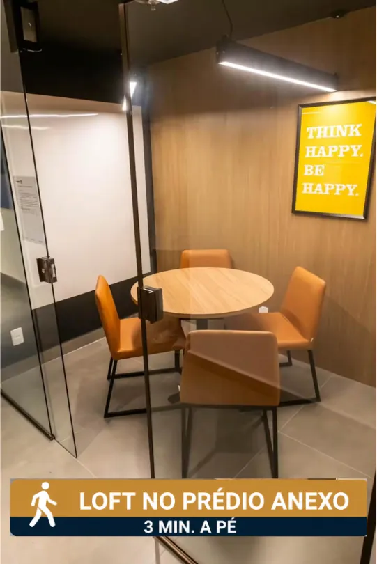 Sala de coworking fechada — Studio Icaraí, Niterói
